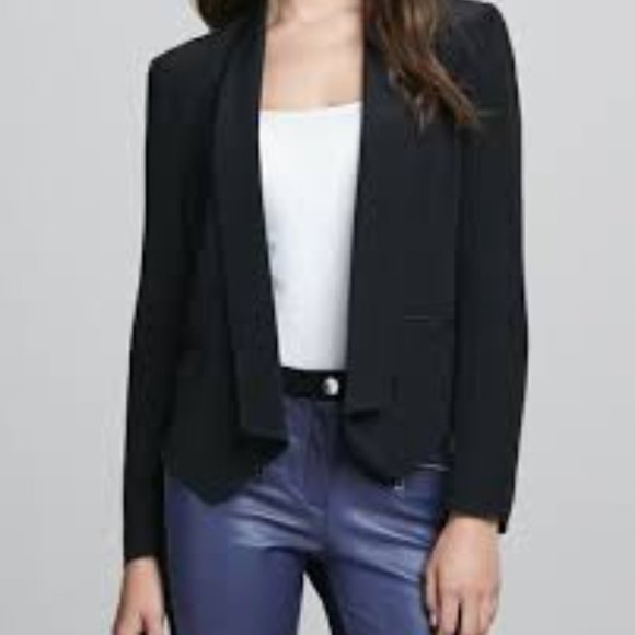 Rebecca Minkoff Jackets & Blazers - Rebecca Minkoff Becky silk blazer black size 10